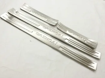 

For Nissan QASHQAI 2015 High-quality stainless steel new Qashqai external door sill strip lengthened welcome pedal car accessori