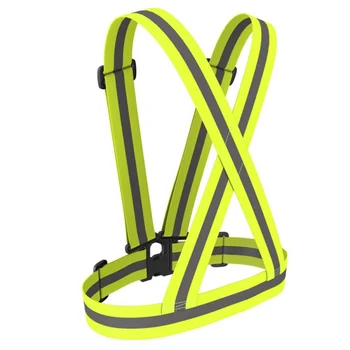 

2018 1PC Adjustable Safety Security High Visibility Reflective Vest Gear Stripes Jacket Coat