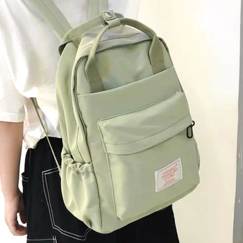 

JOYPESSIE Fashion Nylon Women Backpack Female Casual Travel Bag Mochilas Waterproof Backpack for Girls School Bag BookBag