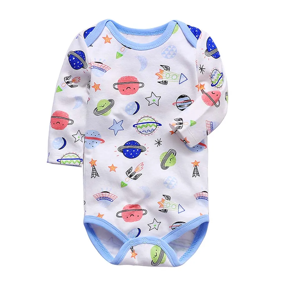 Для детей от 0 до 2 лет; качественные боди из хлопка для новорожденных; одежда для малышей с длинными рукавами; боди с рисунком динозавра; Комбинезоны для младенцев; боди; костюмы - Цвет: Черный
