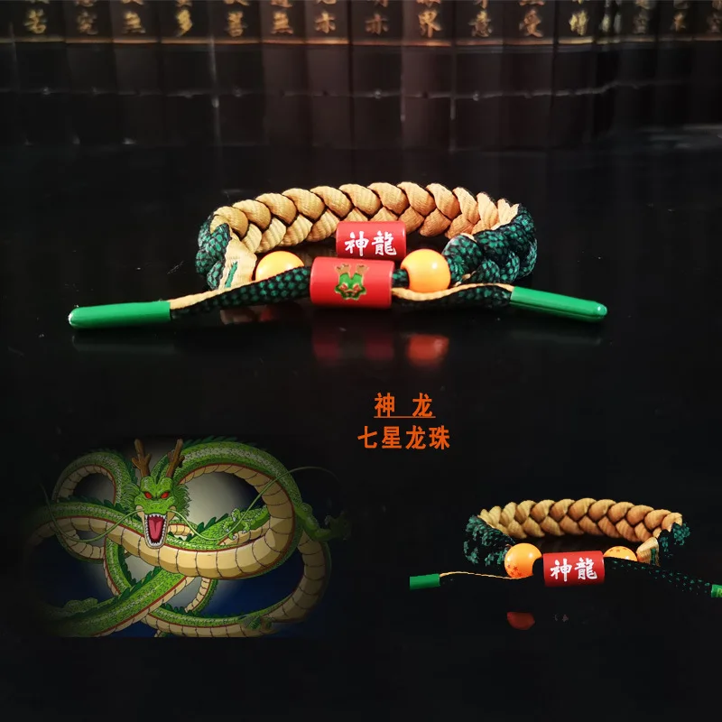 Аниме Dragon Ball модные стильные регулируемые шнурки Веревка Браслеты косплей реквизит пара браслет наружная рука - Окраска металла: Посеребренный