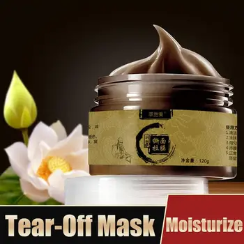 

New Suction Face Mask Deep Cleansing Black Mud Mask Blackhead Remover Peel-Off Masks hyaluronic acid Moisturizing Skin Care