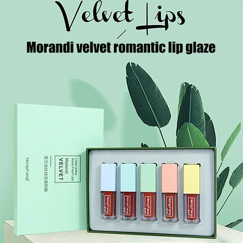 

Velvet Mist Matte Smooth 5 Colors Lip Gloss Long-lasting Waterproof Non-fading Moisturizing Liquid Lipstick Makeup K1