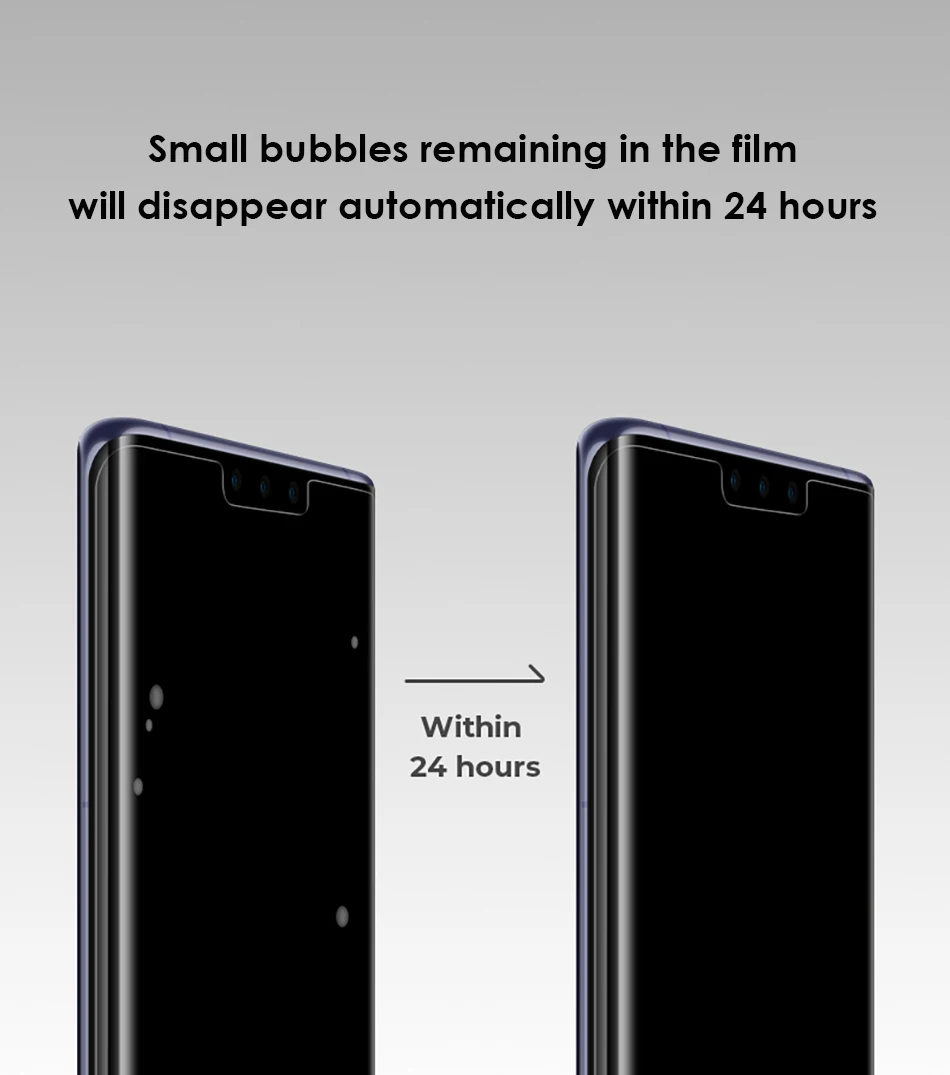 Benks Hydrogel Film For Huawei Mate 30 Pro HD Screen Cover Full Glue UV For Huawei P30 Pro Protective Soft Film With Fingerprint (11)