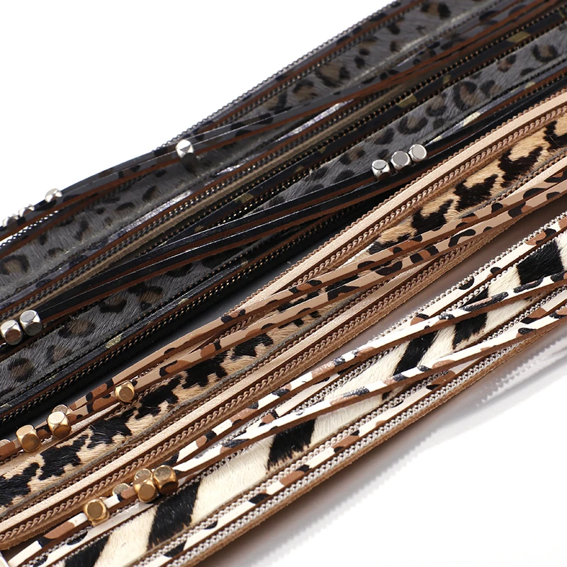 E760172P豹纹编制手镯 (2)