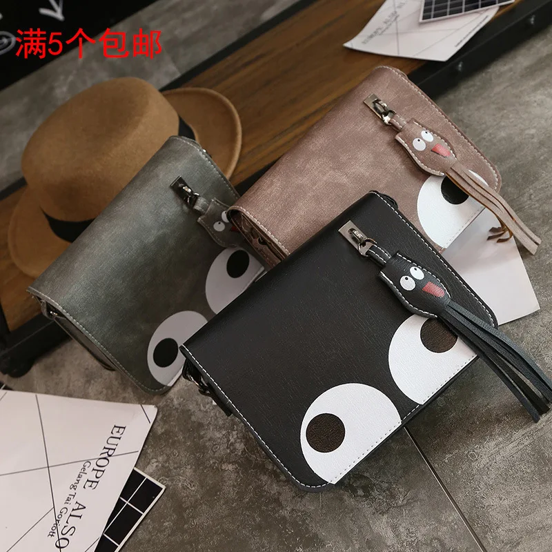 

Spring Bag Women's 2018 New Style Korean-style Fashion Bigeye Tassels Mobile Phone Bag Shoulder PU Handbag