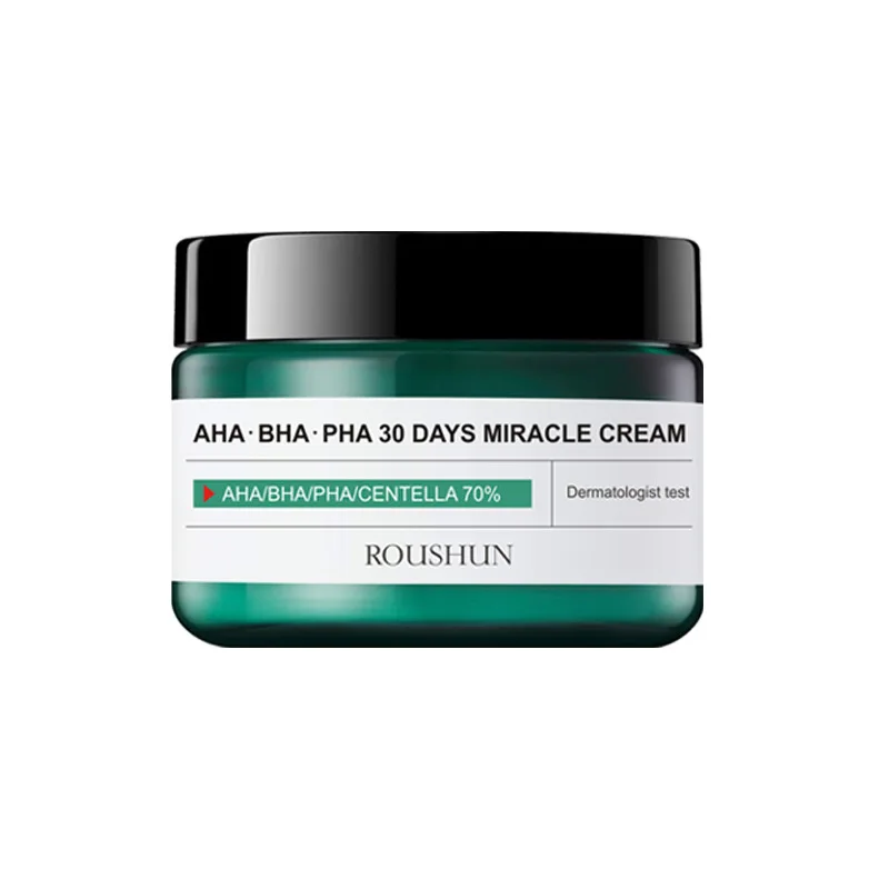 

AHA BHA PHA 30 Days Miracle Cream 60ml Teatree Oil Control Moisturizer Face Cream Acne Treatment Whitening Cream
