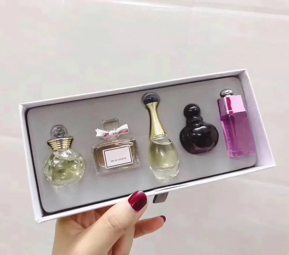VIP - 5 in 1 Original Perfume For Women Sexy Long Lasting Eau De Q Version With Beautiful Package 1Set Fragrances |