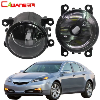 

Cawanerl Car Styling Front Fog Light Lampshade + H11 LED / Halogen Bulb DRL 12V For Acura TL 2012 2013 2014