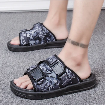

Light Sandalias Hombre Water Sandals Men Student Beach Sandals For Male Summer Beach Shoes Anti-slid Breathable Flats Slippers