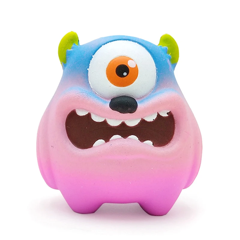 Jumbo Big Eye Adorable Monster Squishies Scented Soft Squishy Slow Rising Squeeze Toys For Adult