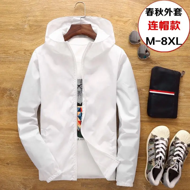 

OLOEY 2019 Men Solid Color Hooded Jackets Coats Cardigans Sweatshirts Male Casual Fashion Slim Fit Wind Water Proof Jackets