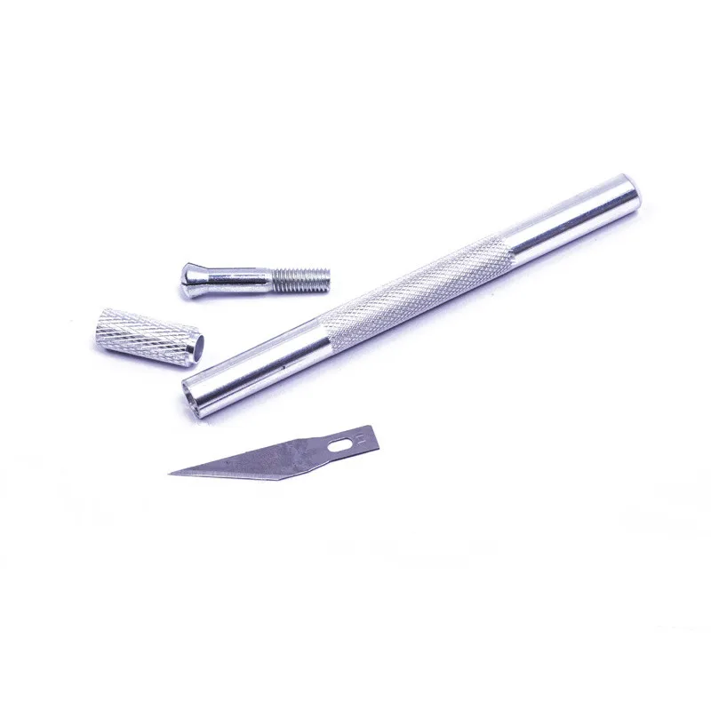 Metal Scalpel Knife Tools Kit Non-Slip Blades Engraving Knife Mobile Mobile Phone Film Paper Cut Handicraft Carving Tools #11