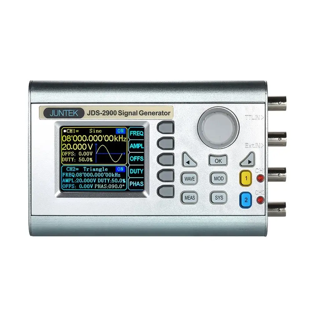 

JDS2900-60M 60MHZ Signal Generator Digital Control Dual-channel DDS Function Signal Generator Frequency Meter Arbitrary Wave