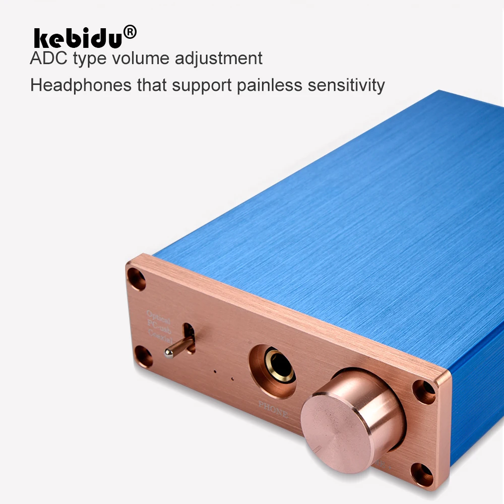 Цифровой аудиодекодер kebidu HiFi 2 0 12 В постоянного тока DAC вход
