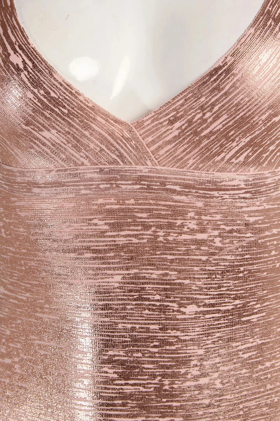 Amily. c новое летнее женское облегающее Бандажное платье Vestidos Золотое розовое золото и серебро с v-образным вырезом тонкое модное женское платье