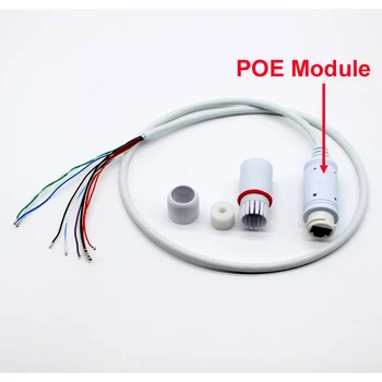 내장 POE 모듈 LAN 케이블, CCTV IP 카메라 보드용 이더넷 전원 어댑터, 48V