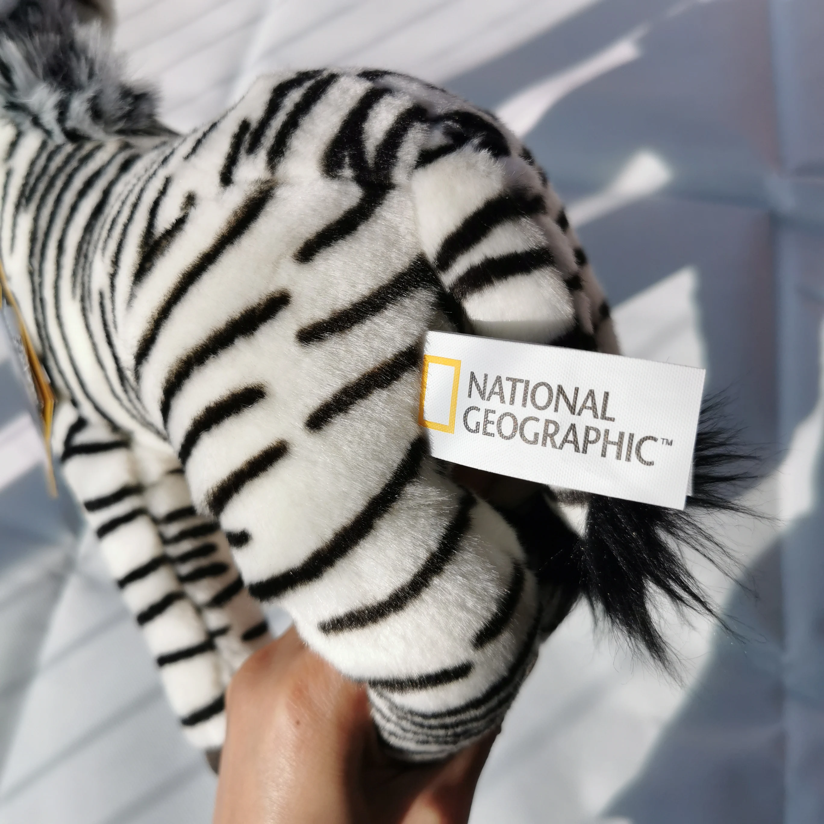 National Geographic Zebra плюшевые игрушки для детей мягкие PP Catton Зебра мягкие животные детские куклы рождественские подарки