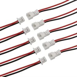 Compact 2 - Pin JST Connector with 15CM Electronic Wire - 10Pair