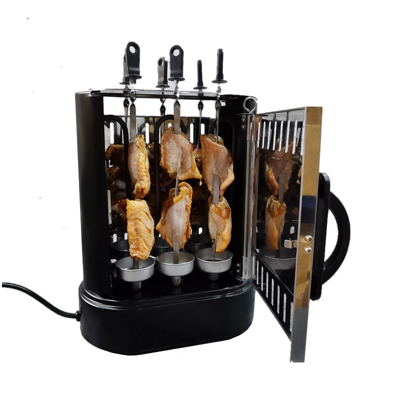 1000W Smokeless electric skewers machine automatic rotating electric oven smokeless small oven 220V/50HZ