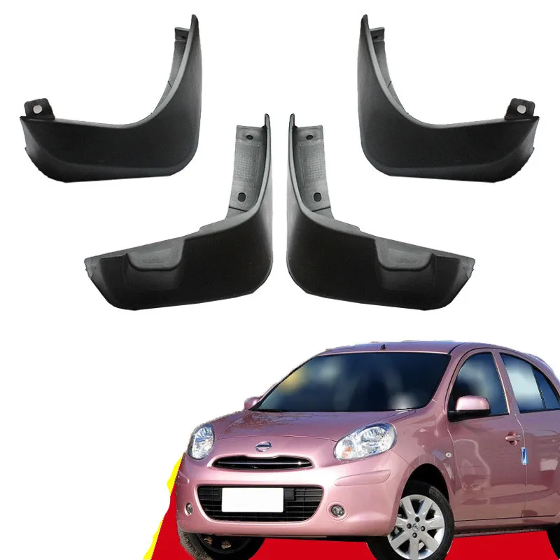 

4 шт., брызговики для Nissan Micra March K13 2010-2013
