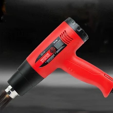 Пистолет горячего воздуха с цифровым дисплеем фен для волос паста для выпечки сварной автомобильный инструмент регулировка температуры нагрева ПВХ Pof термоусадочная пленка