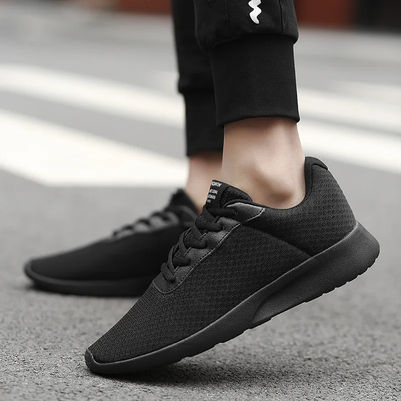 

Extra Large Shoes Men's 45 Summer Mesh 46 Casual Sports 47 Extra-large No. 48 All Black And White with Pattern Mesh Men Running