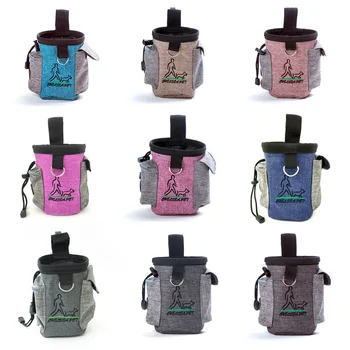 

Outdoor Dog Trainings Bag Durable Poly 8 Colors Treat Bag Dog Walking Snack Pouch Detachable Puppy TrainSnack Reward Waist Bag