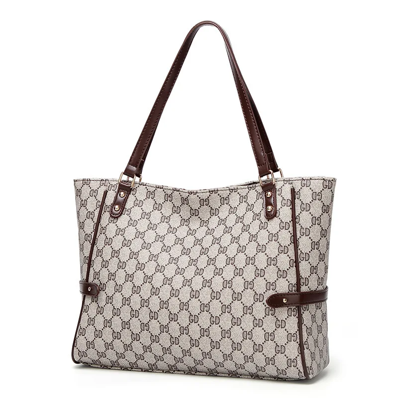 

European And American-Style Fashion New Style WOMEN'S Bag Retro Package New Style Simple Stylish Fashion WOMEN'S Bag Tote Bag Ch