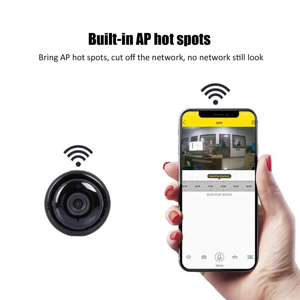 

Wireless Mini IP Camera 960P HD IR Night Vision Micro Camera Home Security surveillance WiFi Baby Monitor Camera