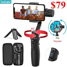 Hohem iSteady Мобильный плюс удобный карданный 3-осевой Ручной Стабилизатор для смартфона iPhone 11/11 Pro/X XS samsung S10, S9, обратите внимание, 9/8