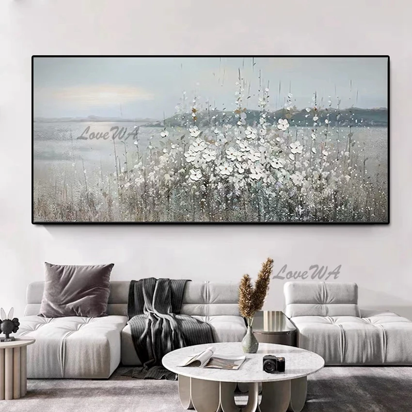 12 Colors Different Oil Paintings Canvas Home Decor Handmade Wall Oil Painting Wall Picture Colorful Paintings Art For Bedroom