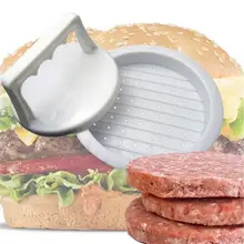 Imprensa de hambúrguer fabricante de carne de hambúrguer fabricante de hambúrguer forma redonda não-pau chef costeletas de carne de hambúrguer grill