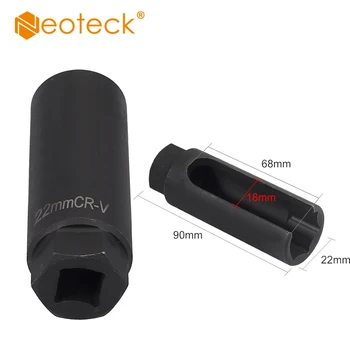 

Neoteck 1/2 "oxygen sensor socket nut wrench socket wrench long 22 mm tool