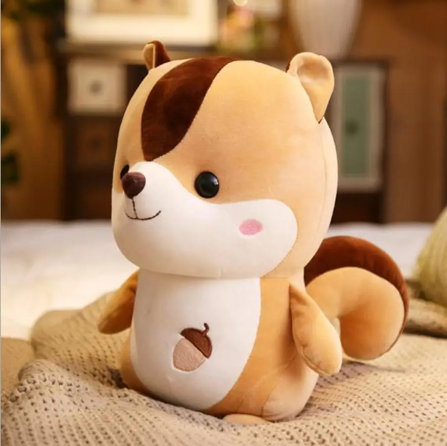 Squirrel Soft Plush Toy Teddy Cute Stuffed Animal Baby Kids Children Gift 