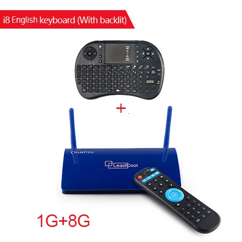 Leadcool Android tv Box 8,1 8G 16G RK3229 Mali400MP поддержка 4K 2,4G Wifi HDMI 2,0 Leadcool Smart tv Box медиаплеер для ТВ-приставки - Цвет: LeadcoolB(I8T)