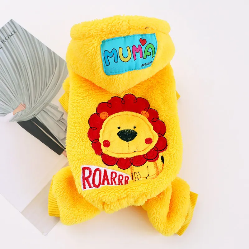 

Petcircle Pet Dog Dog Clothes Teddy Autumn And Winter New Style Gaolegao Little Lion Four-legged Pet Clothing Pet Clothing