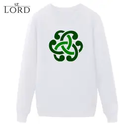 Кельтский миф личность логотип свободный круглый вырез Женская Толстовка Мода осень зима теплая толстовка