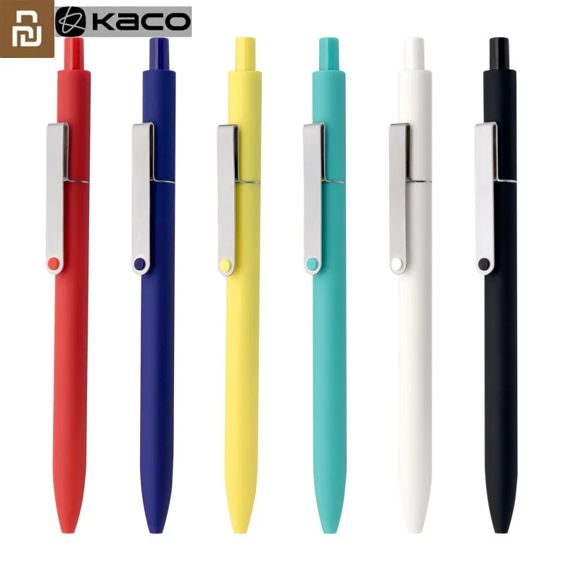 Гелевая ручка Youpin KACOGREEN MIDOT простой однотонный 0 5 мм Студенческая для подписей