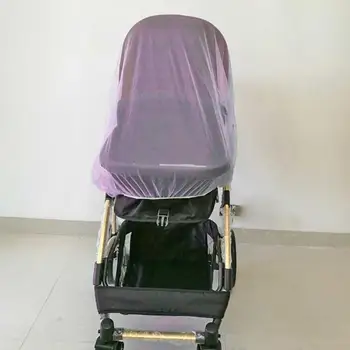 

Practical Baby Stroller Pushchair Mosquito Net Safety Material Non-toxic Insect Shield Safe Protection Mesh Long Service Life