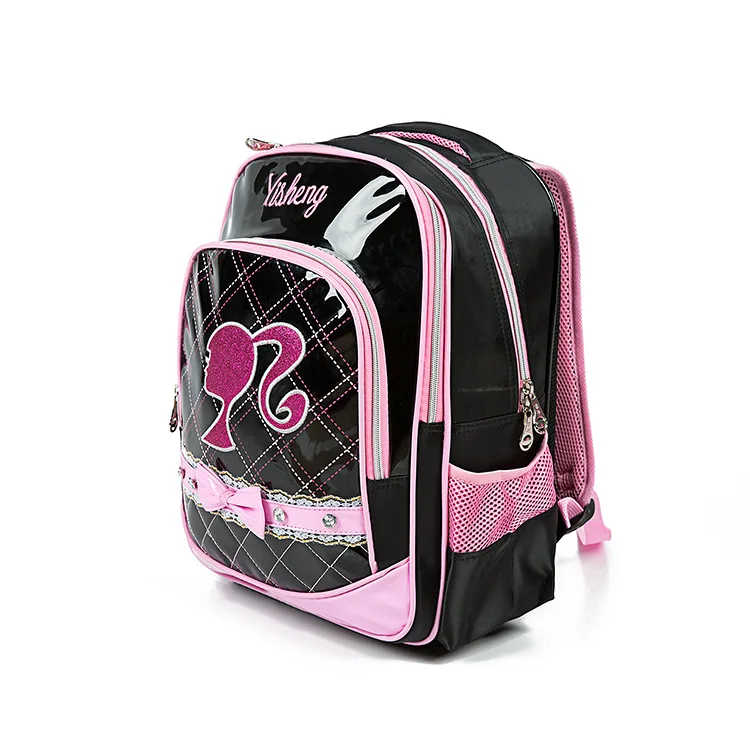 

2016 Korean-style Pu Schoolbag for Elementary School Students Backpack 2-4-6 Grade GIRL'S Burden Relieving Backpack Children Top