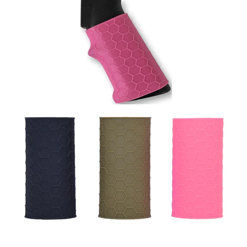 

Universal Tactical Handgun Grip Sleeve with Hex Pattern