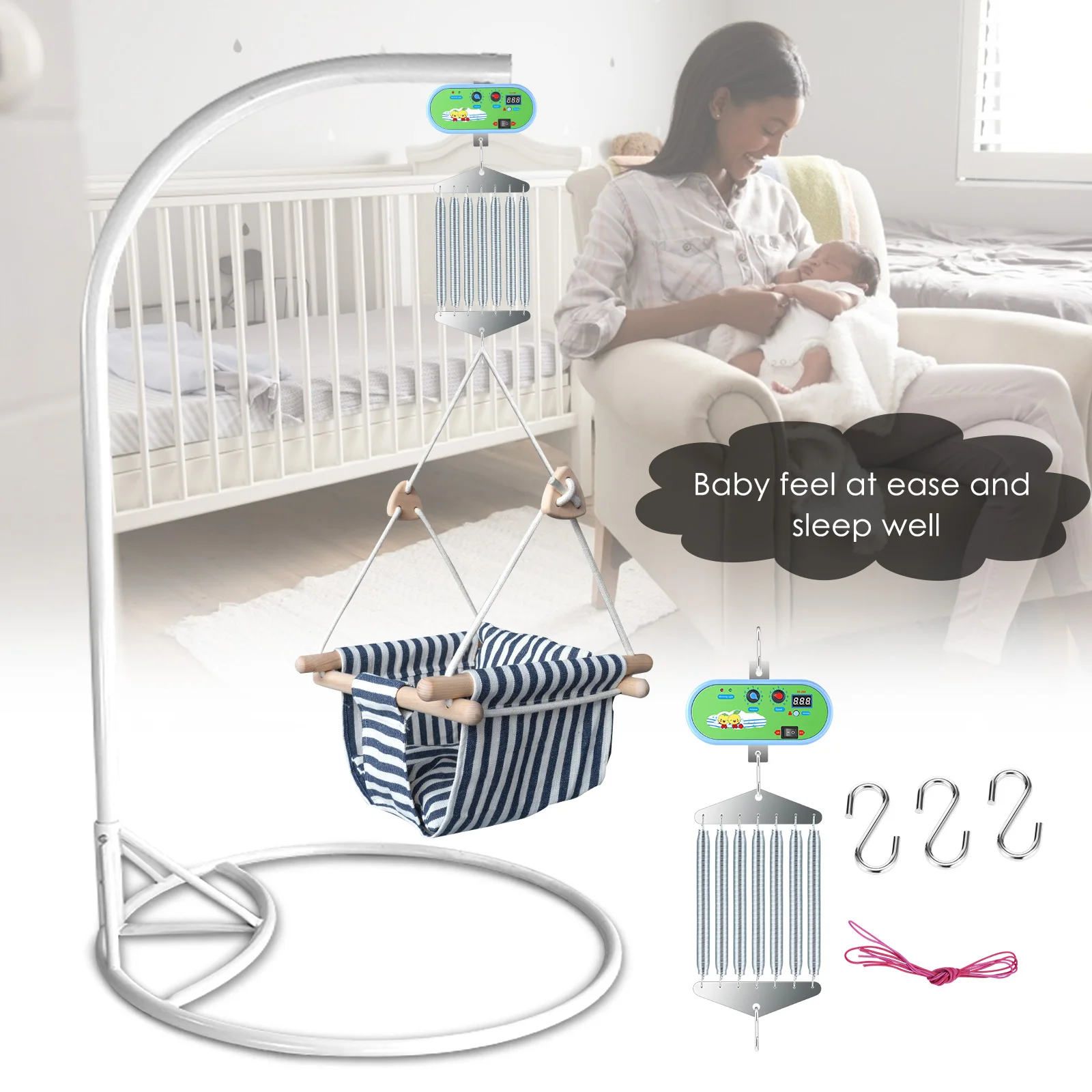 Baby Cradle Controller Baby Swing Replacement Motor With EU PLUG Adaptor 12W Electric Cradle Controller Swinger Driver baby swing controller