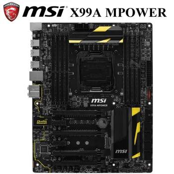 

LGA 2011-V3 MSI X99A MPOWER Motherboard 2011-V3 DDR4 128GB Core i7 Original Desktop MSI X99 Mainboard DDR4 2011-V3 X99 DDR4 Used