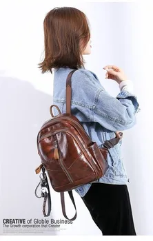 

2020 new Korean version of the shoulder bag women's fashion simple backpack casual large-capacity college style travel bag