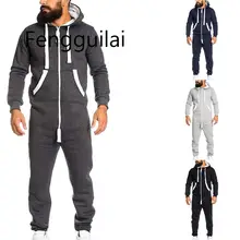 FENGGUILAI2019 повседневный спортивный комбинезон мужской комбинезон толстовки с длинными рукавами Повседневный комбинезон с длинными штанинами для мужчин комбинезон