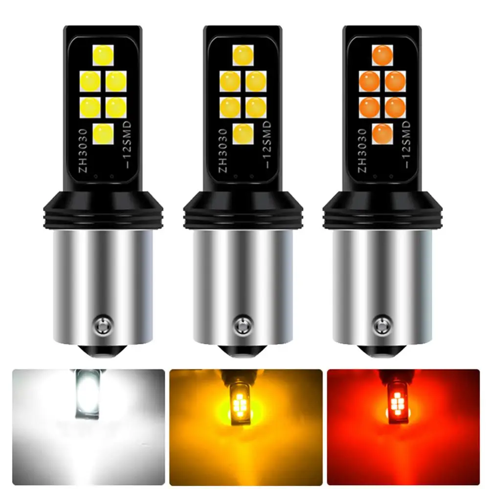 2x 1156 BA15S P21W CANBUS LED Bulb 3030 SMD Car Back Up Reverse Lights For BMW 3/5 SERIES E30 E36 E46 E34 X3 X5 E53 E70 Z3 Z4