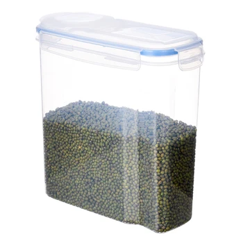 

Dispenser Scale Display Container PP Home Plastic Sugar Cereal Removable Cover