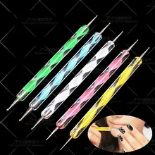1 pièces de mode bricolage Nail Art Spot fleur stylo acrylique poudre Gel vernis à ongles Art des ongles décorations cristal manucure ensemble Kit ongles(China)