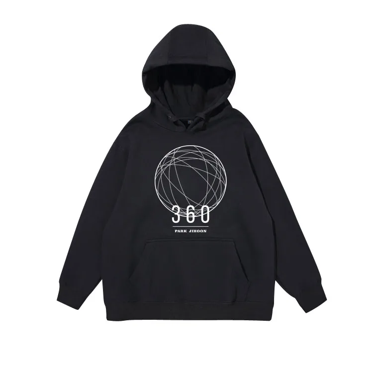 Wanna one park jihoon, альбом, 360, одинаковый пуловер с принтом, свободные толстовки, kpop, унисекс, флисовая/тонкая толстовка, 5 цветов